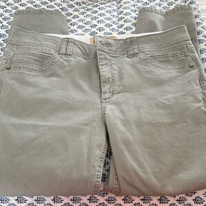 Democracy Women's Light Gray Straight Leg Jeans